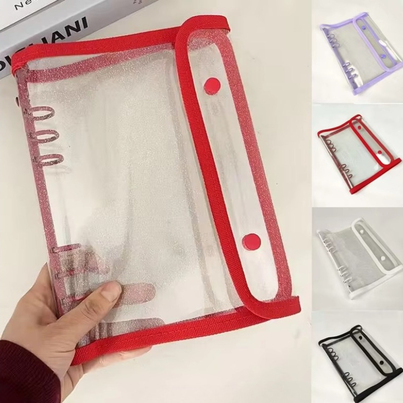Memo Pad Sticky - A5サイズ グリッターPVCステッカーアルバム ルーズリーフノート 4セクションフォトアルバム インスタントカメラ用 スターコレクションアルバム