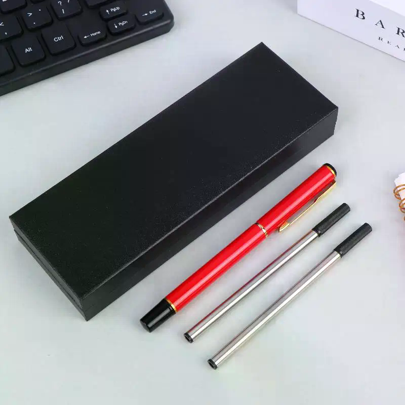 Office Stationery Supply Business - ギフトボックス包装高級金属ボールペンキット学校ビジネスオフィス署名ローラーペン学生文具用品