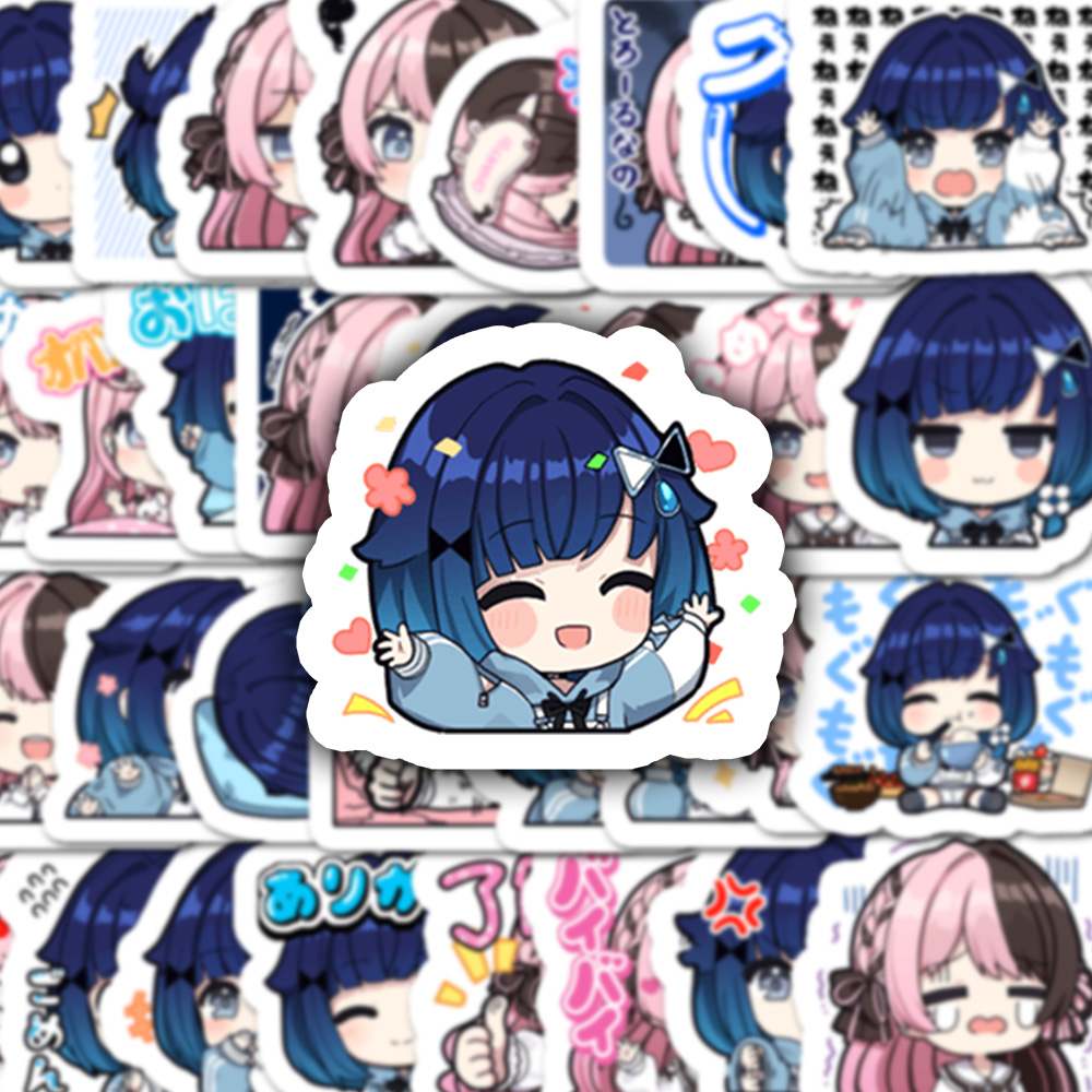 Memo Pad Sticky - 32 個かわいいつむぎコケージと立花ひな野日常生活ステッカーデカールノートブック日記面白い装飾ステッカー子供のおもちゃ