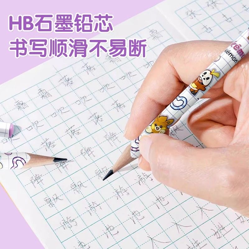 ポケモン三角形2B木製鉛筆 軽量筆記具 日常マーキング デス - Office Stationery And Supply のレビューと価格