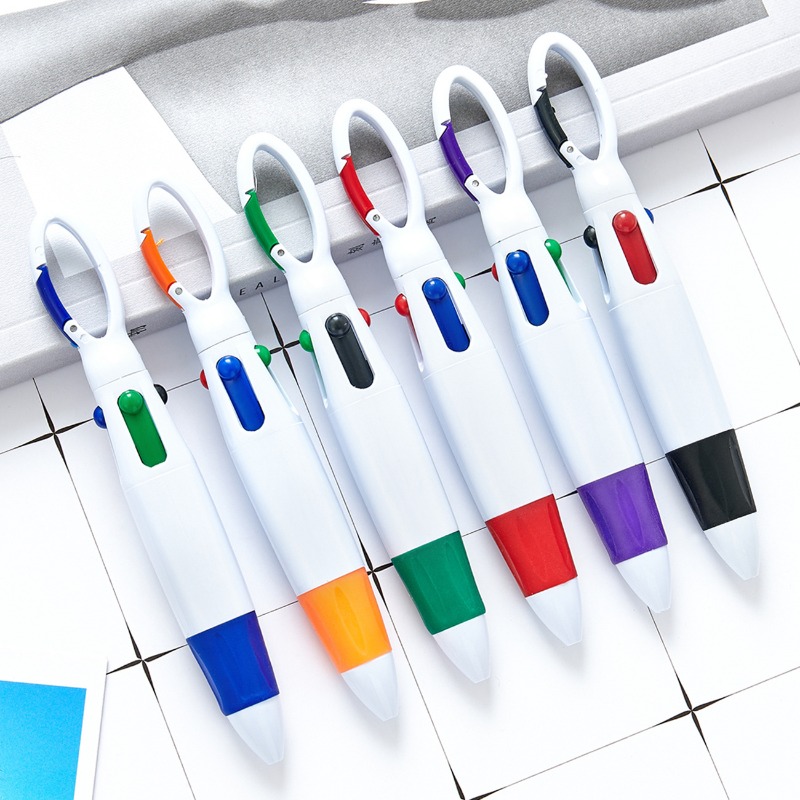 1 個ゲルペン 4 色インクポータブルプレスボールペンキーチ - Stationery And Office Supply Chain のレビューと価格