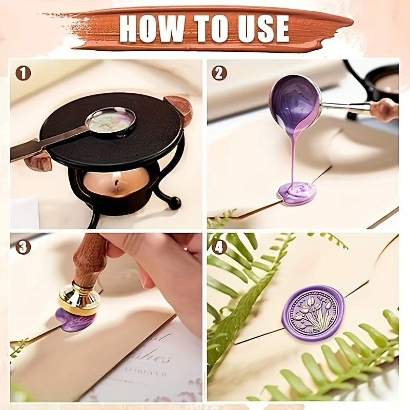 21個入りワックススタンプセット、様々なスタイル、レトロクラ - Wax Seal Stamp Kit のレビューと価格