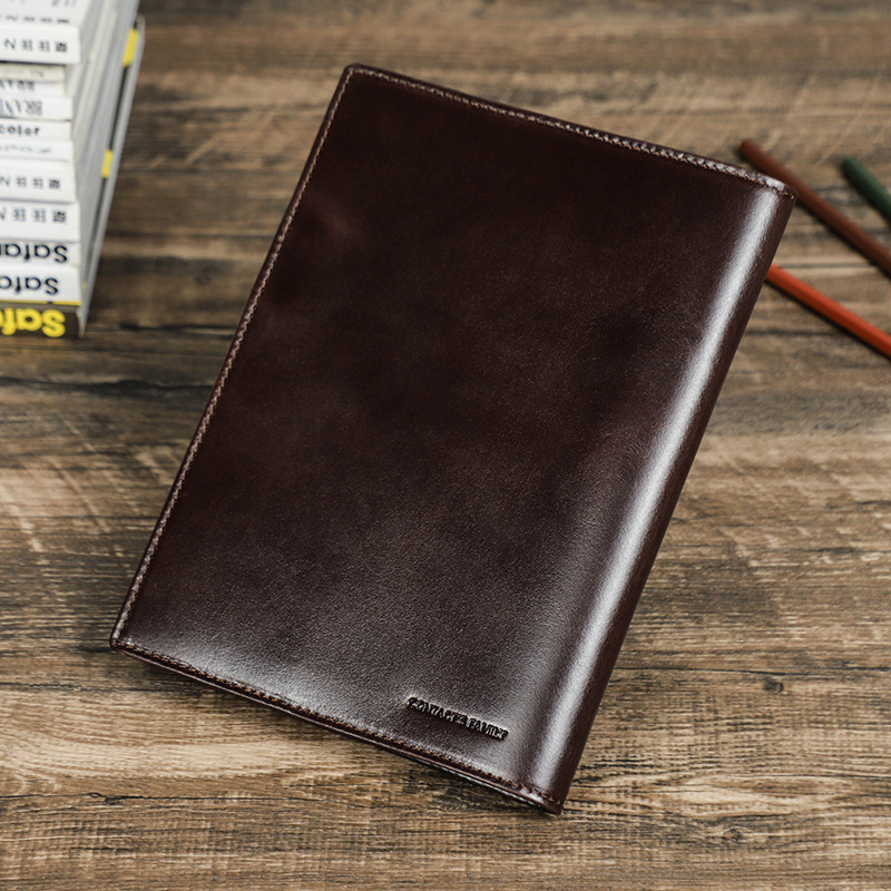 ペンホルダー付き本革a5ラップトップ、手作りノートブックカバ - Office Stationery Supply Business のレビューと価格