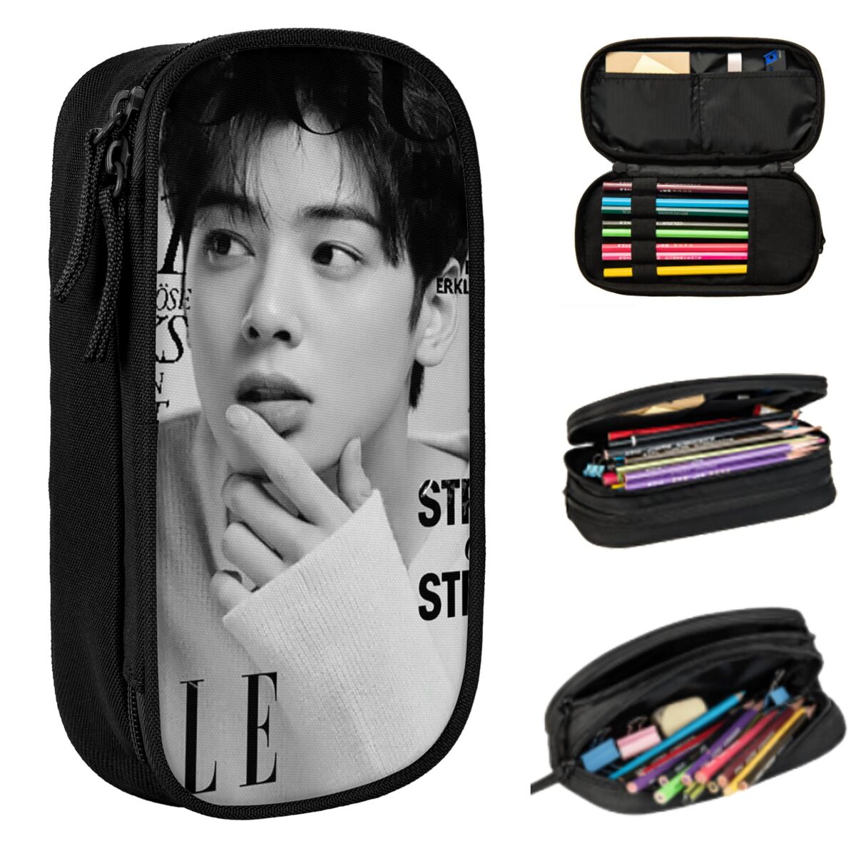 Cha EunWoo Kpop Astro ペンケース 男の - Stationery And Office Supply Chain のレビューと価格
