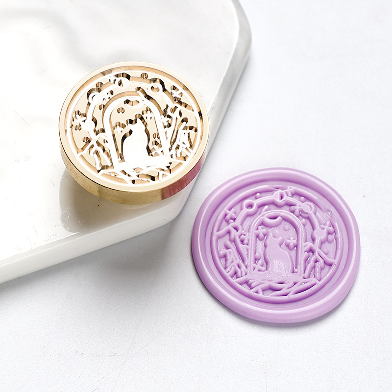 スタースカイロータスローズパターンワックスシールスタンプレト - Wax Seal Stamp Kit のレビューと価格