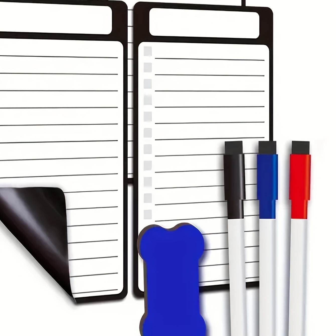 磁気消去可能な冷蔵庫メッセージボード、5個セット、マーカーで - Whiteboard Marker Set のレビューと価格
