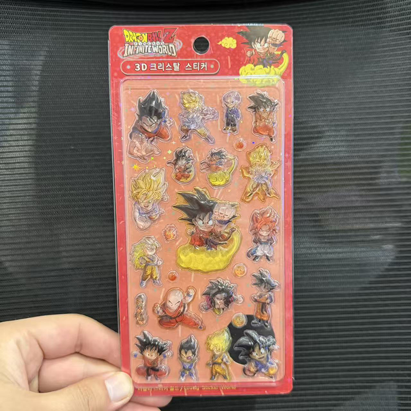 新しい 3d クリスタルステッカー 4-40 個日本のアニメ - Memo Pad Sticky のレビューと価格