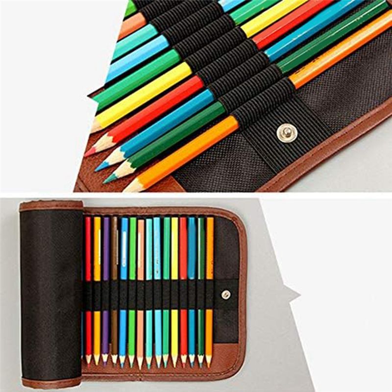 BHBL 24スロット ペンロールアップケース ペンカーテン - Pen Pouch Roll のレビューと価格