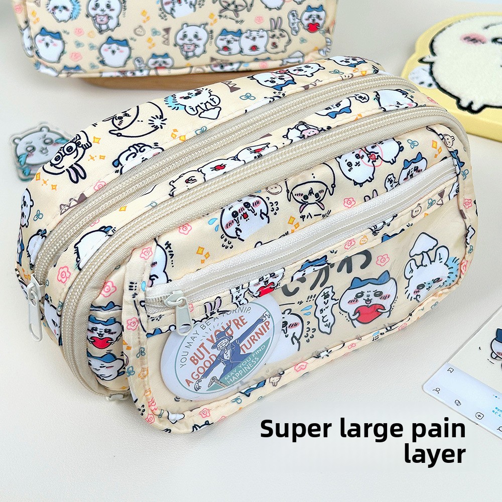 ジイ ペインバッグ ペンケース 大容量 文房具ポーチ うさぎ - Pencil Case Large のレビューと価格
