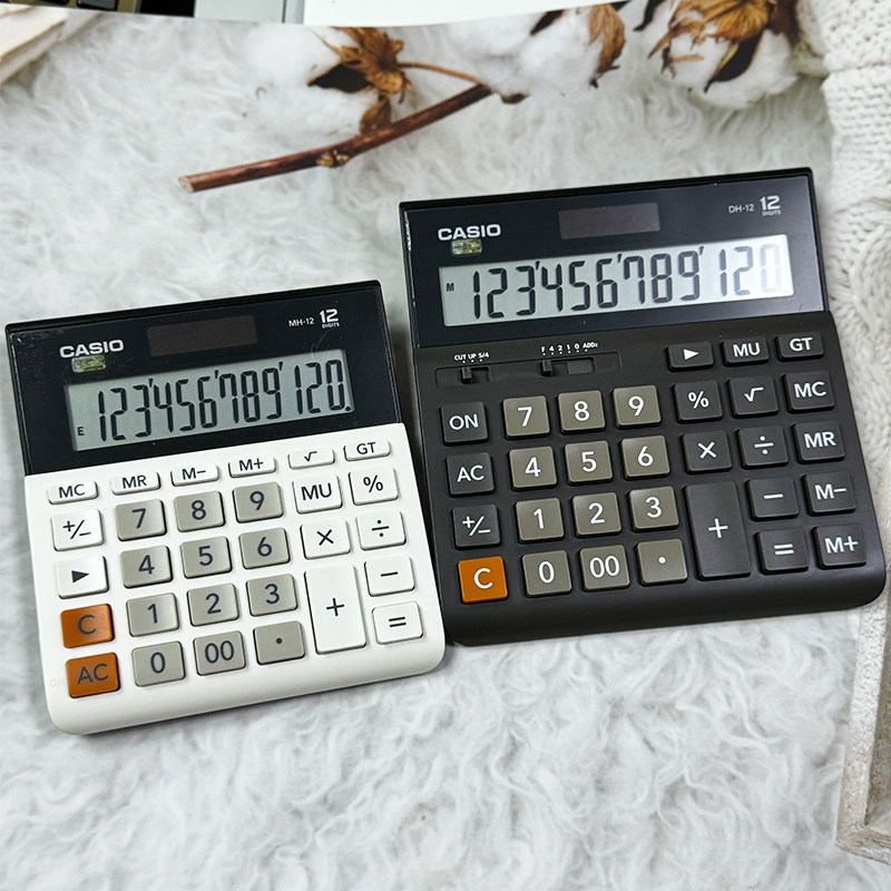 カシオMH-12ビジネスオフィスソーラー大型ボタン電卓（金融 - Office Stationery Supply Business のレビューと価格