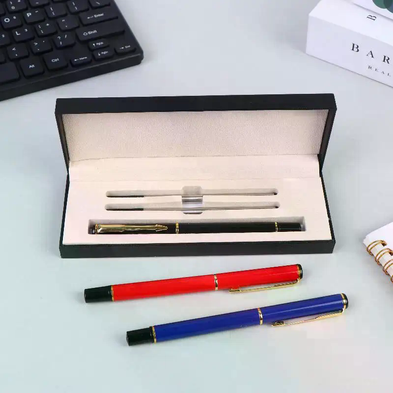 ギフトボックス包装高級金属ボールペンキット学校ビジネスオフィ - Office Stationery Supply Business のレビューと価格