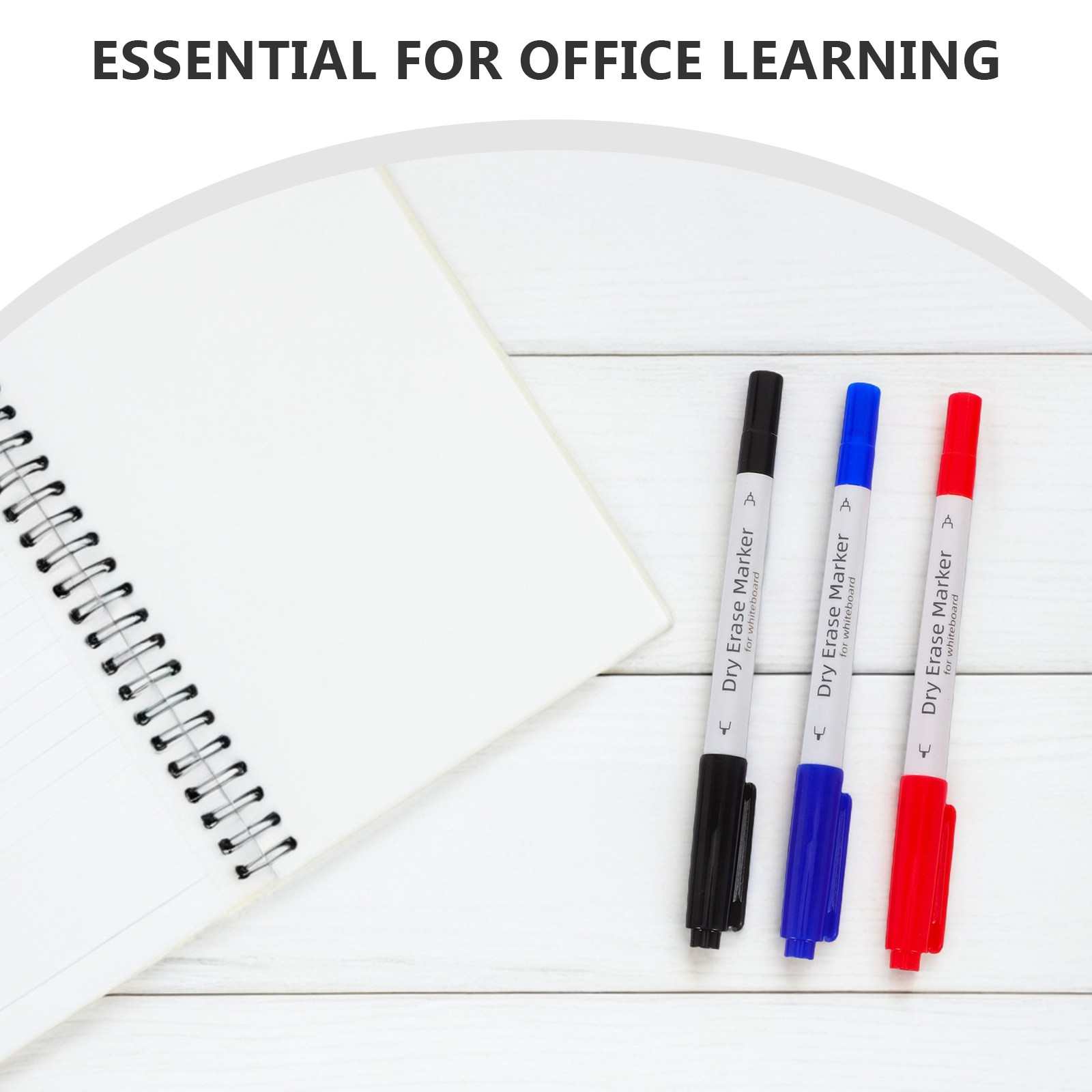 3本入り消せるホワイトボードマーカー、デュアルチップドライイ - Whiteboard Marker Set のレビューと価格