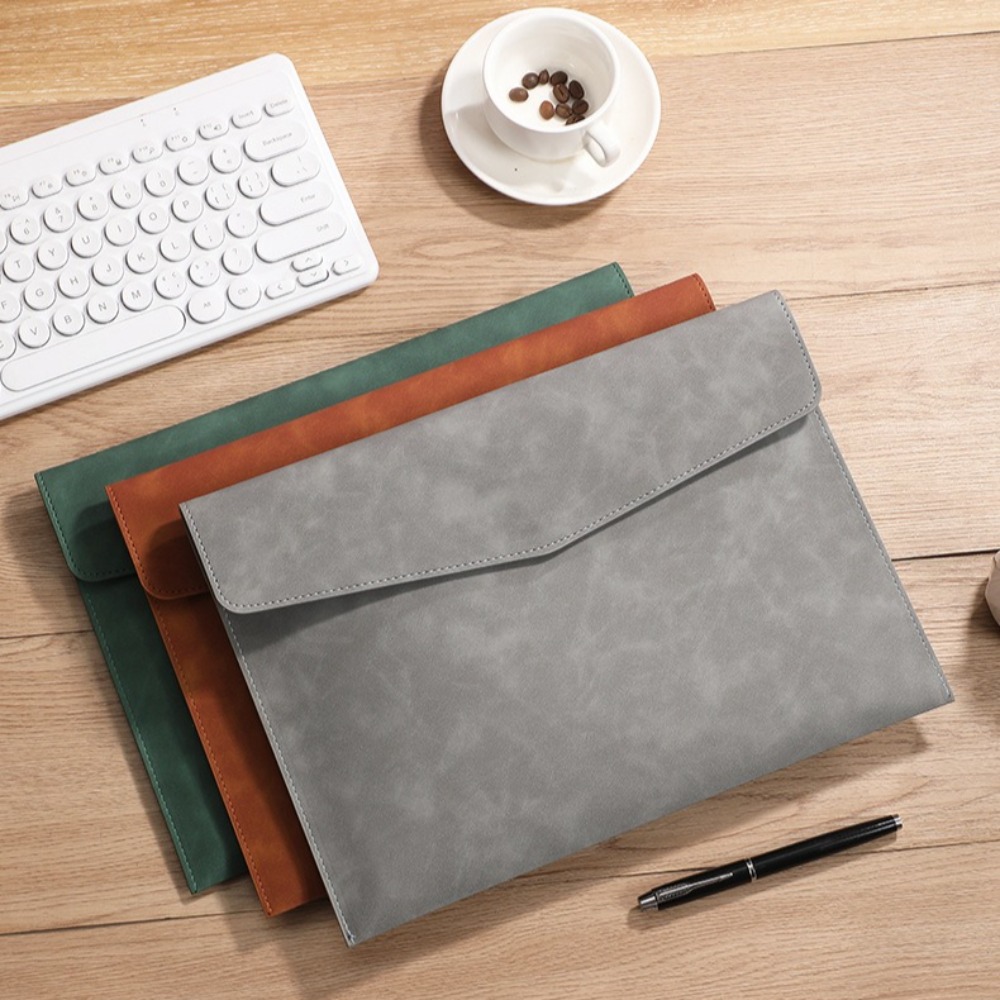 ファイルバッグ PU レザー アーカイブフォルダー 収納封筒 - Office Stationery And Supply のレビューと価格