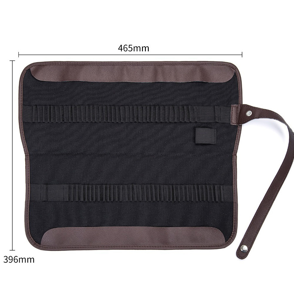 72スロットキャンバス製ペンシルロールアップケース、丈夫な描 - Pen Pouch Roll のレビューと価格