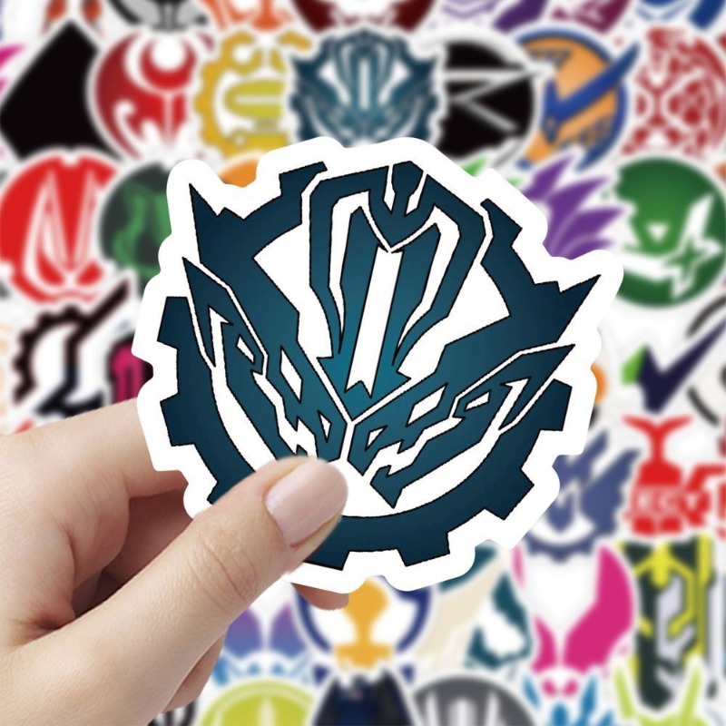 60 枚の仮面ライダーロゴステッカークリエイティブデカール防 - Memo Pad Sticky のレビューと価格